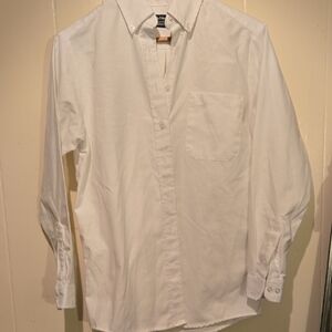 Elegant White Button-Down Shirt